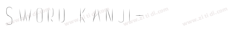 Sword Kanji字体转换